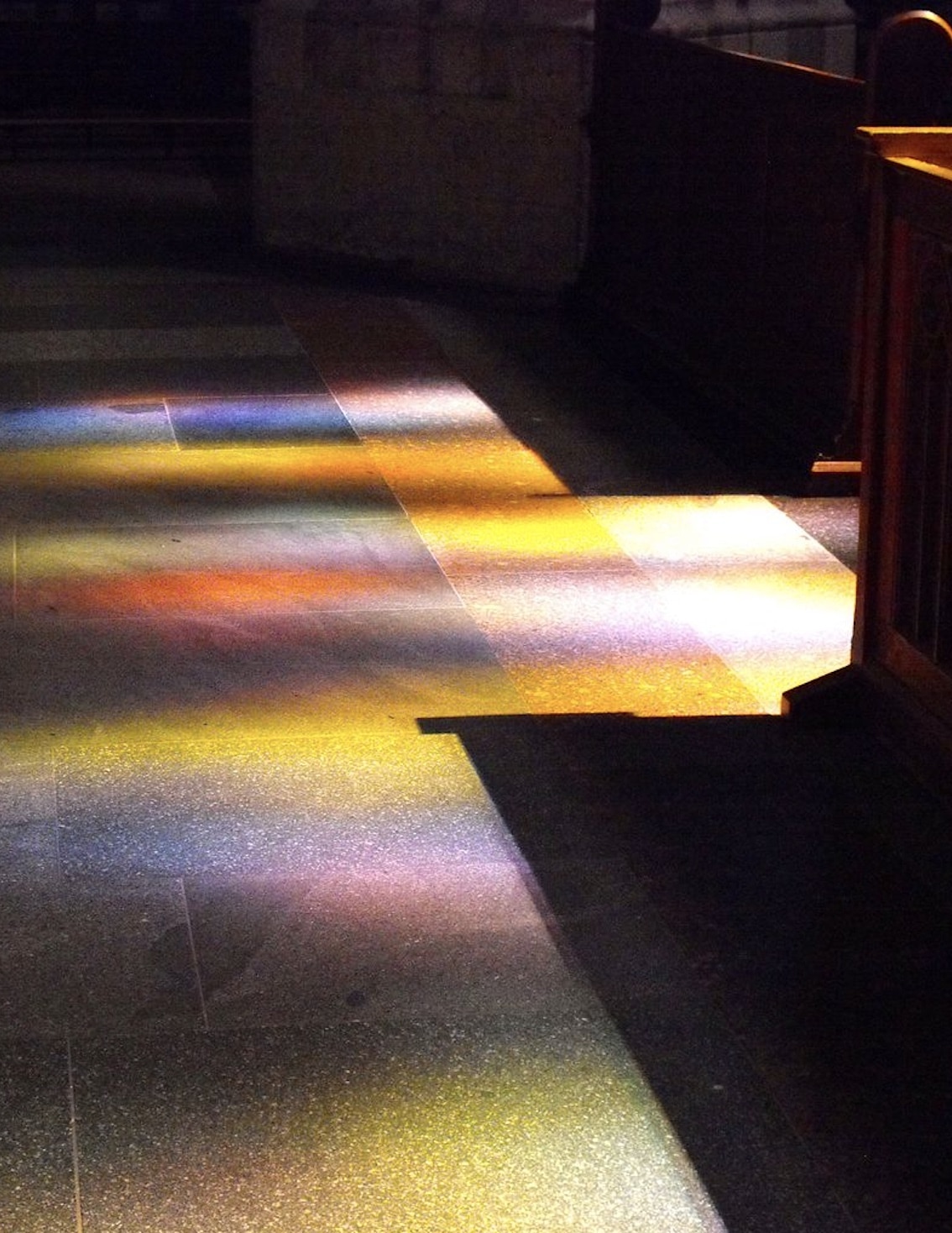 Lichteinfall durch Chorfenster von Gerhard Richter