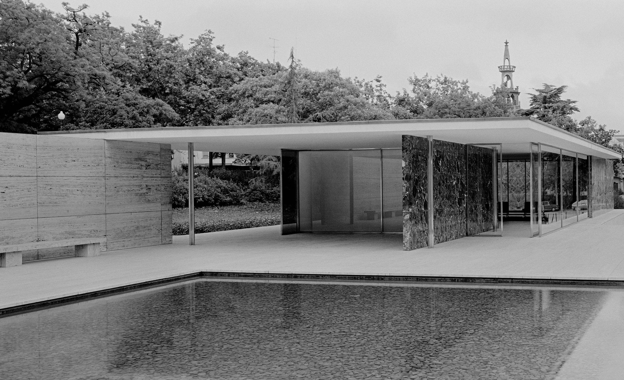 Barcelona Pavillon, Foto: Klaus Kinold, Copyright Mies van der Rohe VG Bild-Kunst, Bonn 2021