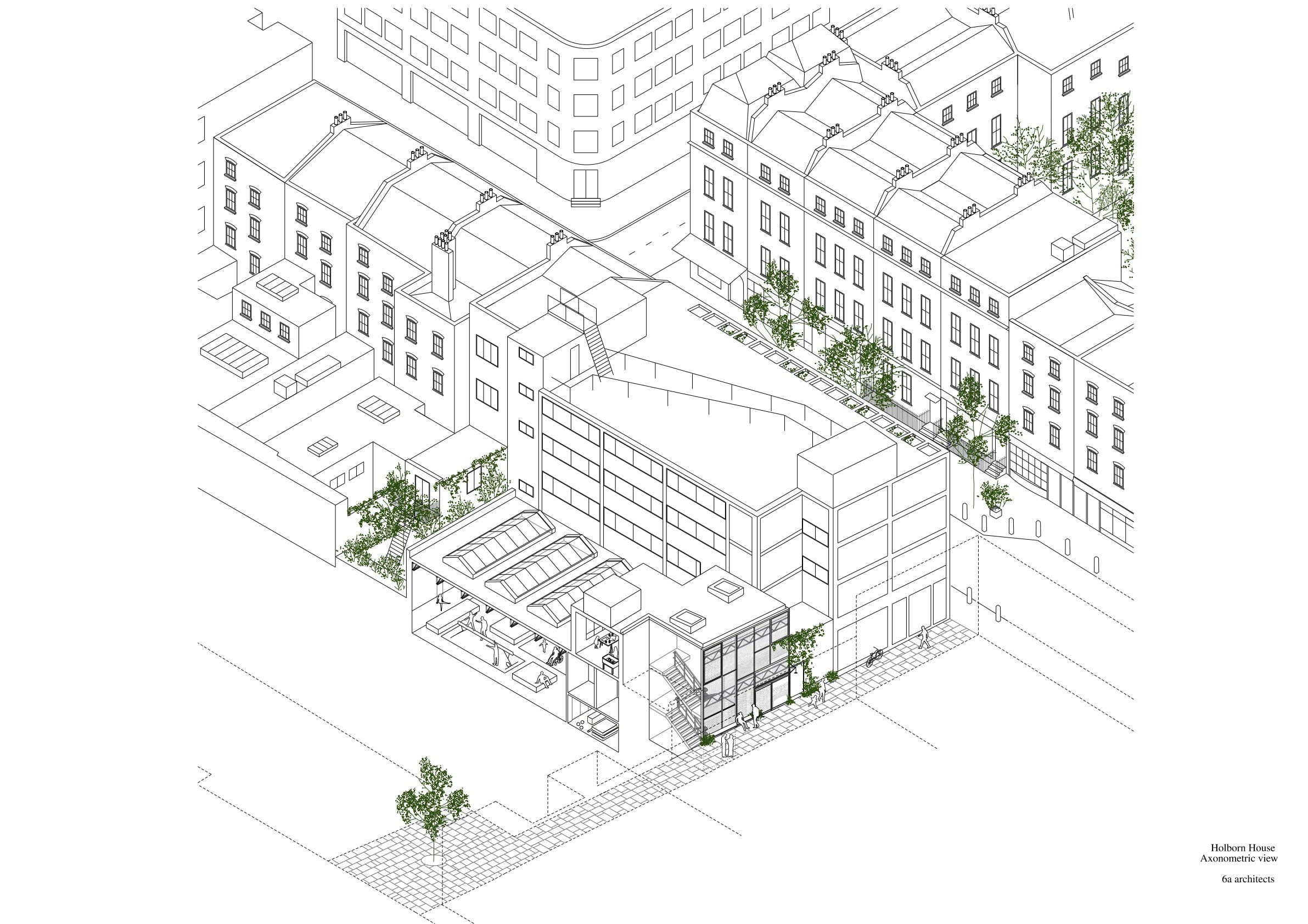 6a architects, Holborn Community Center, London