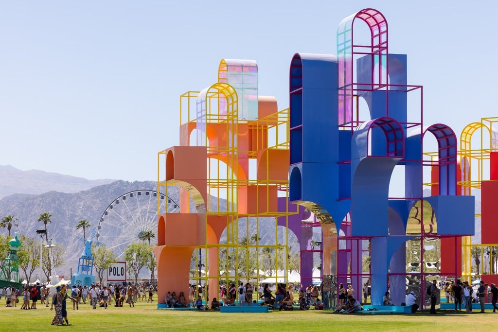 Playground von Architensions für das Coachella-Musikfestival. Foto: Lance Gerber.