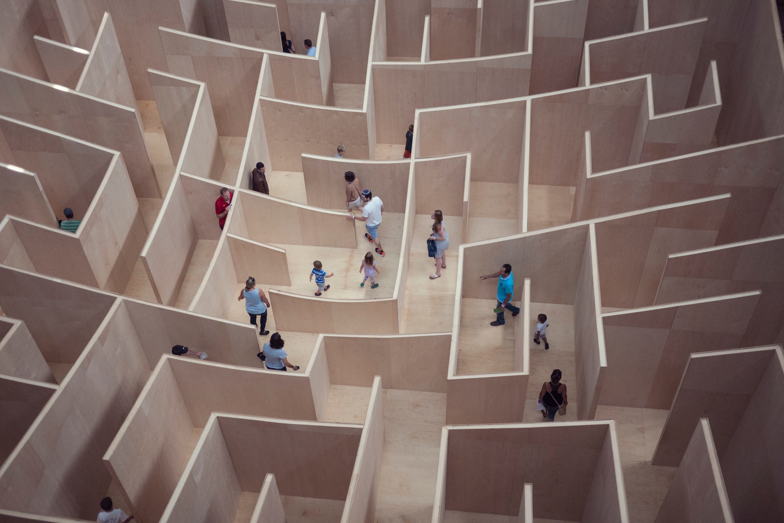 Labyrinth von Bjarke Ingels im National Building Museum in Washington DC. Bildquelle: Unsplash