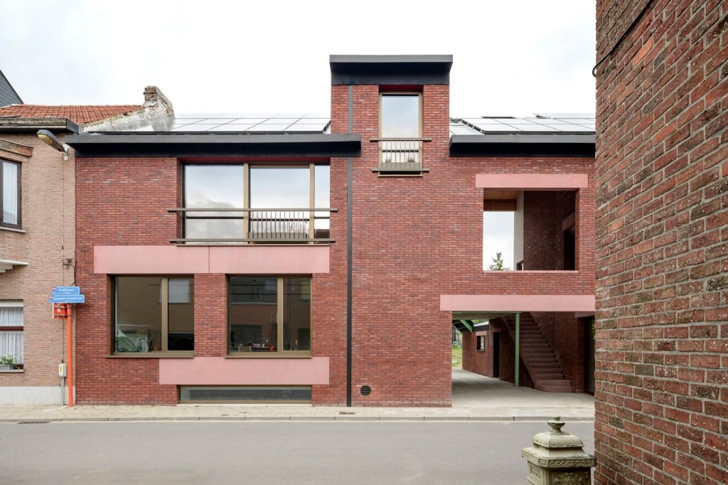 Im belgischen Leuven hat das Büro Carton123 architecten mit Korbeek Winners ein kollektives Wohnprojekt verwirklicht. Foto: Olmo Peeters