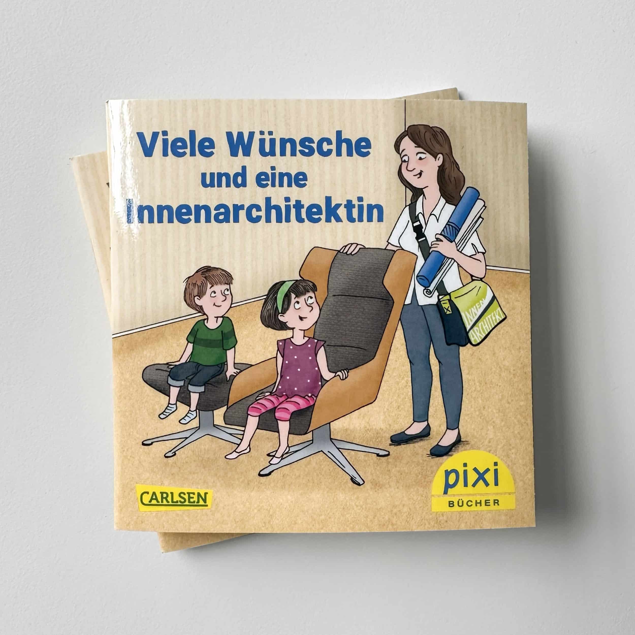 Das Pixi-Buch „Viele Wünsche und eine Innenarchitektin“ bringt Kindern das Berufsfeld der Innenarchitektur näher. Nachhaltigkeit steht dabei im Fokus.