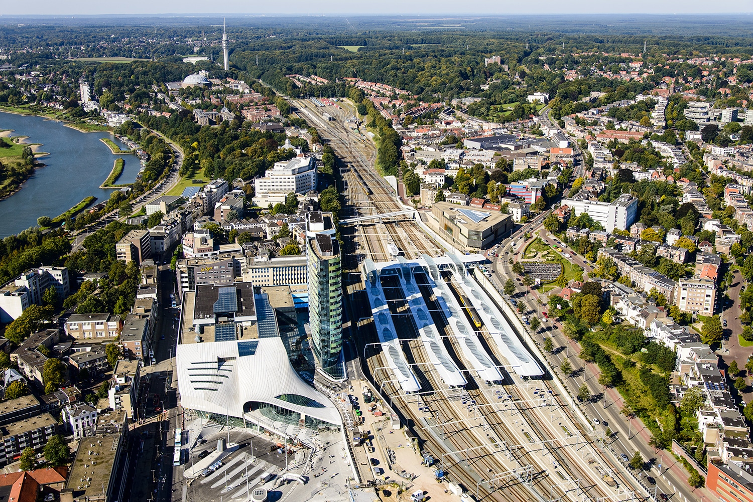 Der Verkehrsknotenpunkt Arnhem Central, Foto © Siebe Swart