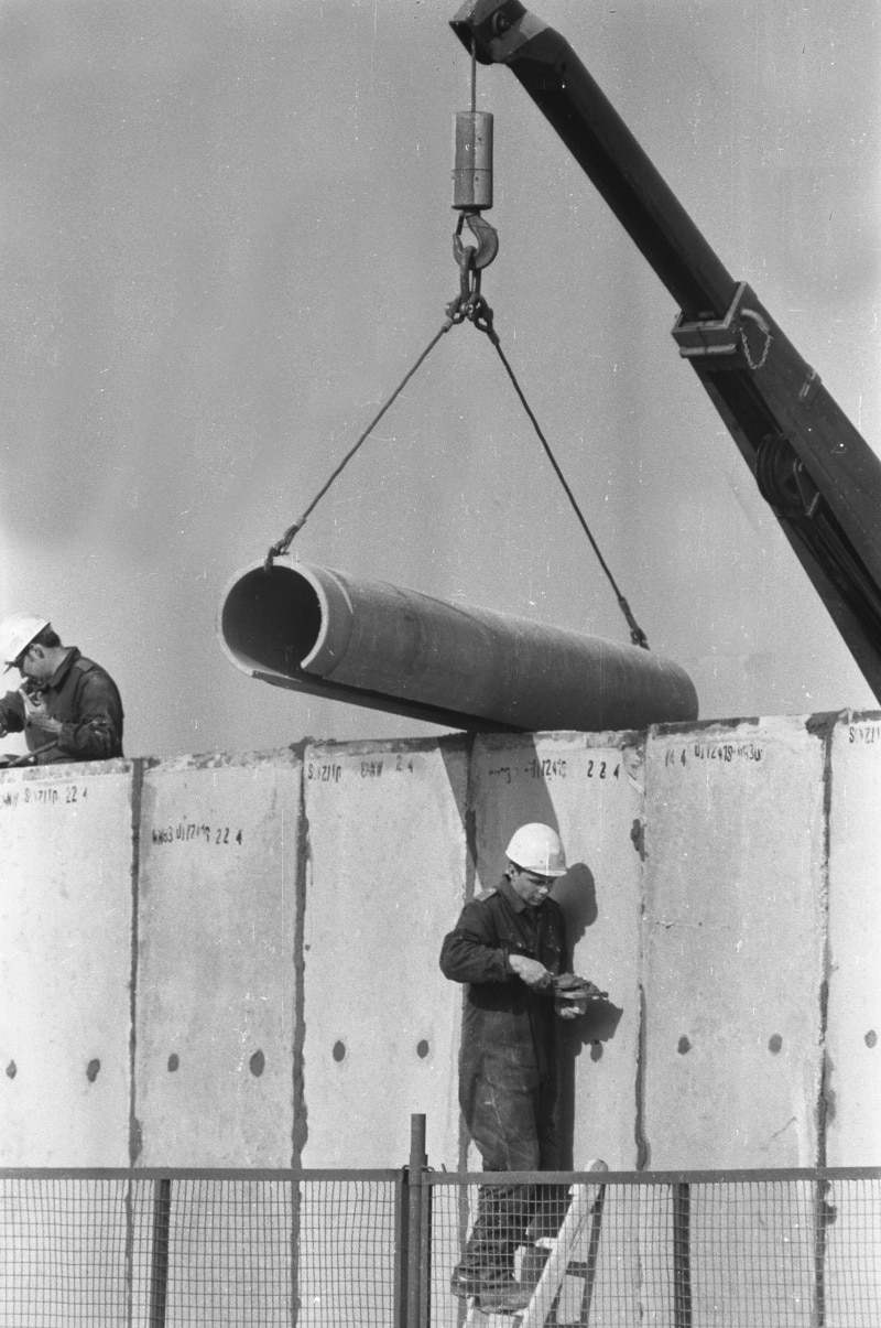 April 1976: Der Plan, die Berliner Mauer zu bauen, wurde zunächst im Geheimen durchgeführt. Bild: Stiftung Berliner Mauer, Detlef Machmüller