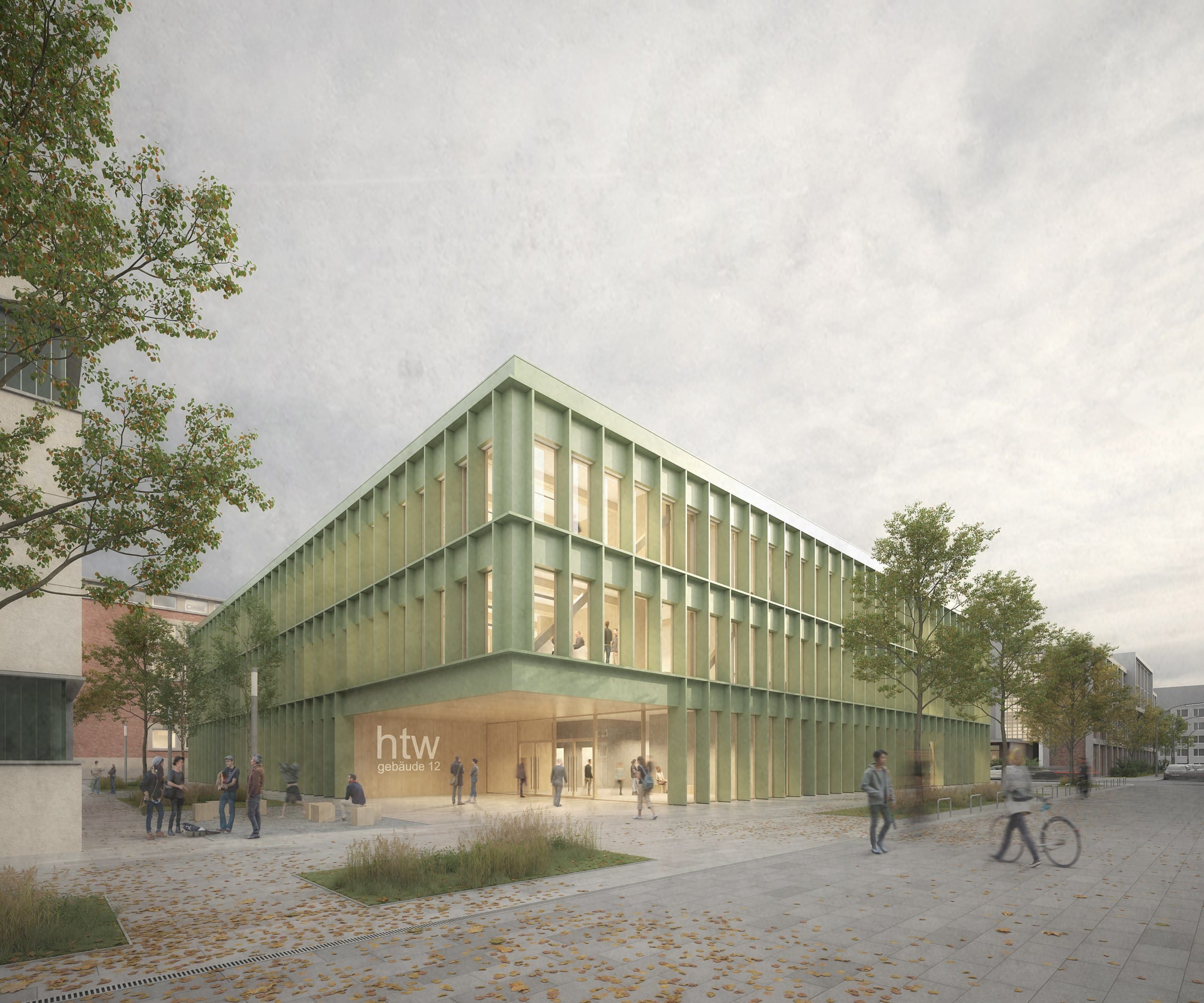 Die HTW Saarbrücken erhält ein neues Gebäude für den Campus Alt-Saarbrücken. Bildquelle: Meurer Architekten + Stadtplaner