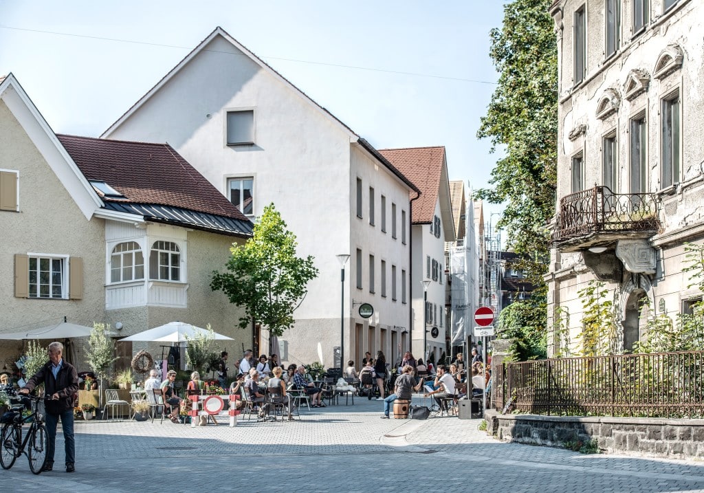 Für die Wiederbelebung der Altstadt von Hohenems wurden Bernardo Bader Architekten mit dem Bauherrenpreis 2023 ausgezeichnet. Foto: © Schadenbauer